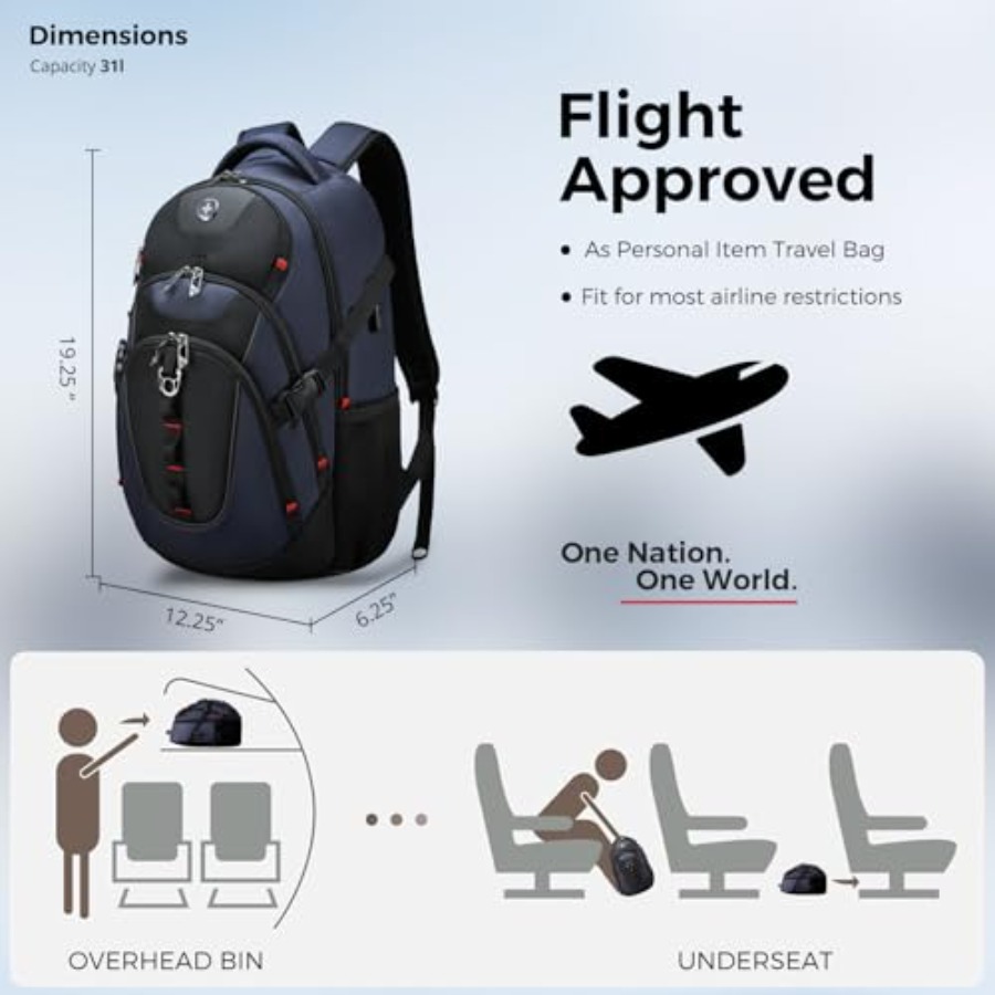 Design Laptop Backpack with US - Laptop Backpack 15.6 recensione e prezzo