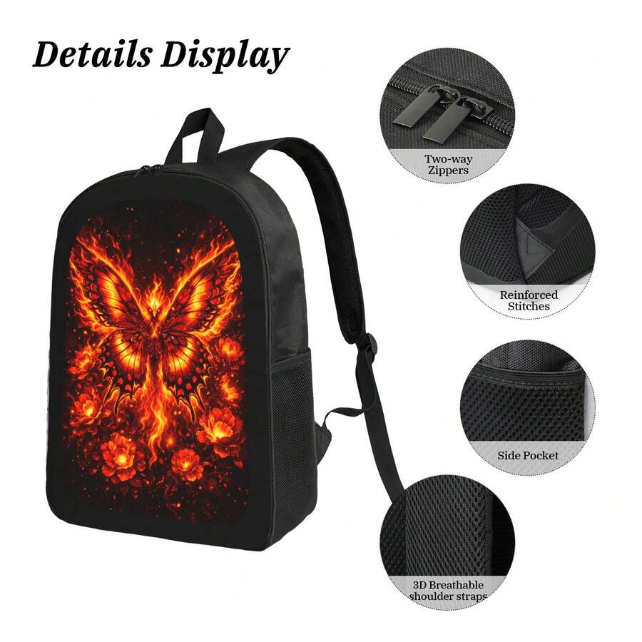 Flame Phoenix Butterfly Backpa - Fashion Backpack Women recensione e prezzo