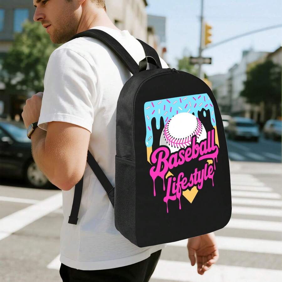 Baseball Drip Design Backpack  - Laptop Backpack 15.6 recensione e prezzo