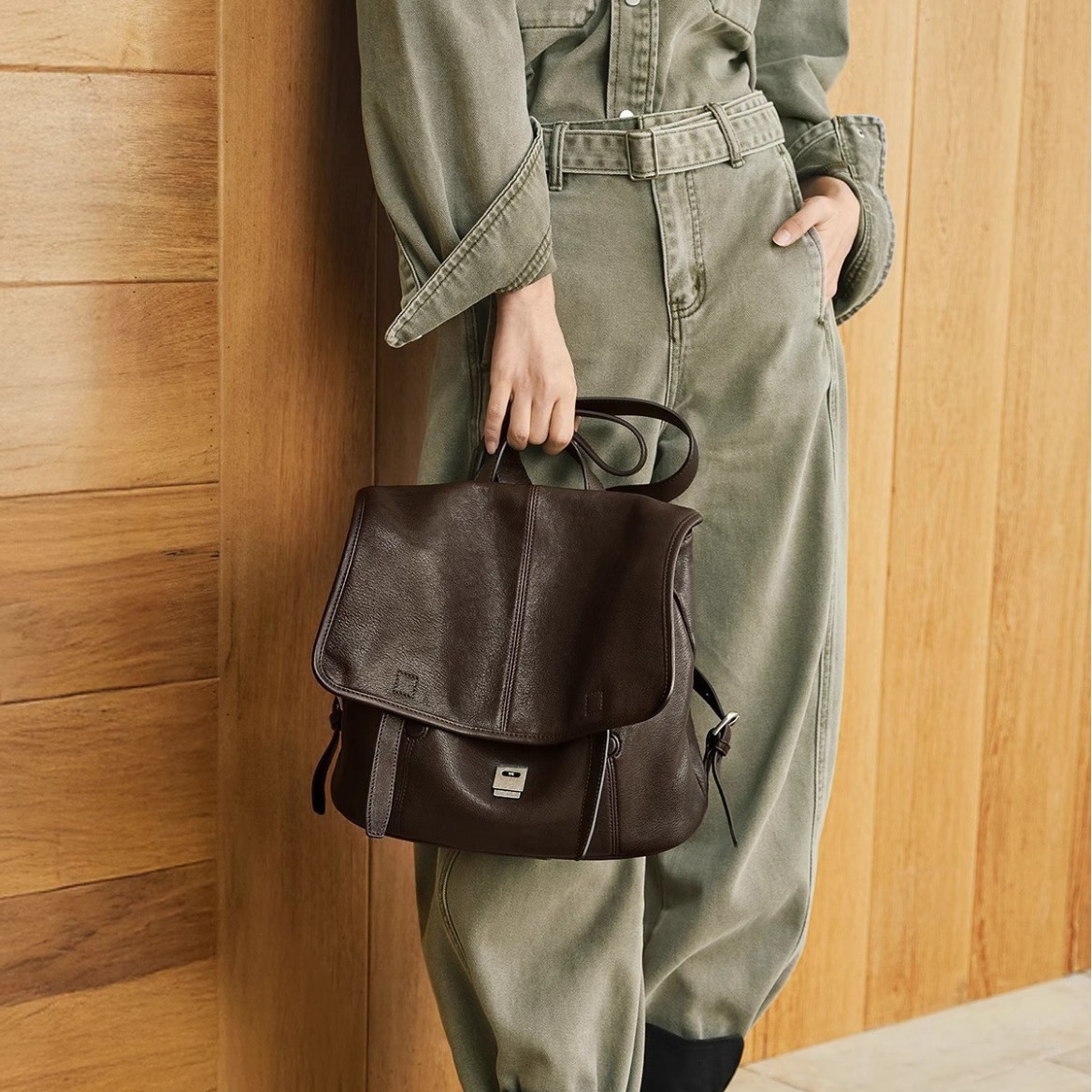 Personalized Waxed Canvas Mess - Business Backpack Brief recensione e prezzo