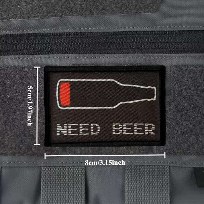 NEED BEER Printed Patch on Clo - Urban Backpack Tactical recensione e prezzo