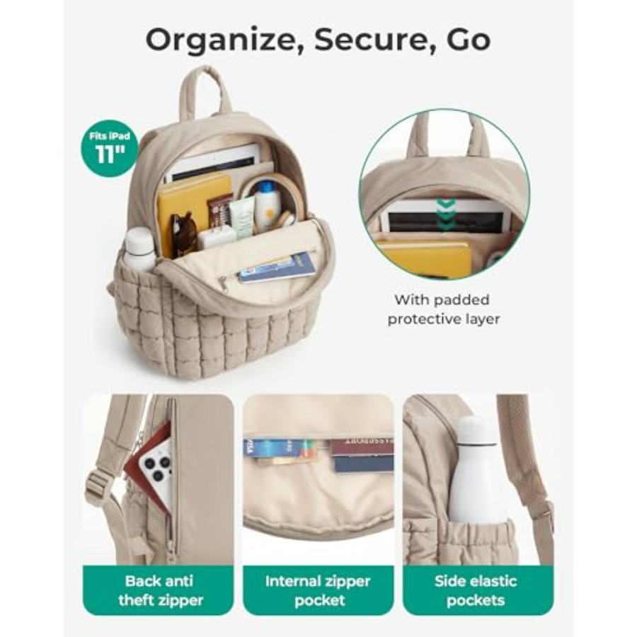 Mini Backpacks for Women, Puff - Mini Backpack Purse recensione e prezzo