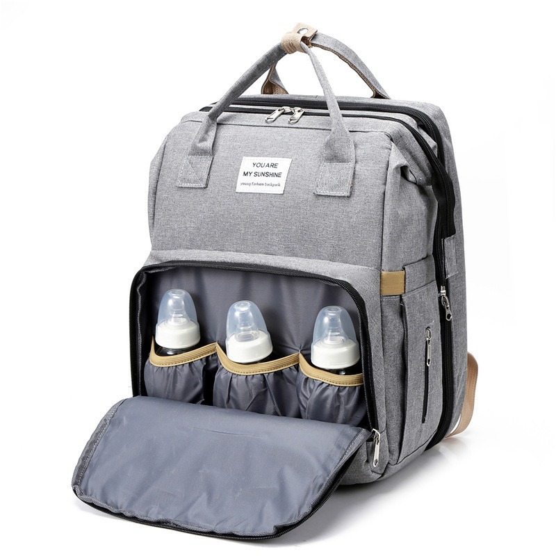 Fashionable Folding Baby Crib  - Backpack Diaper Bag recensione e prezzo