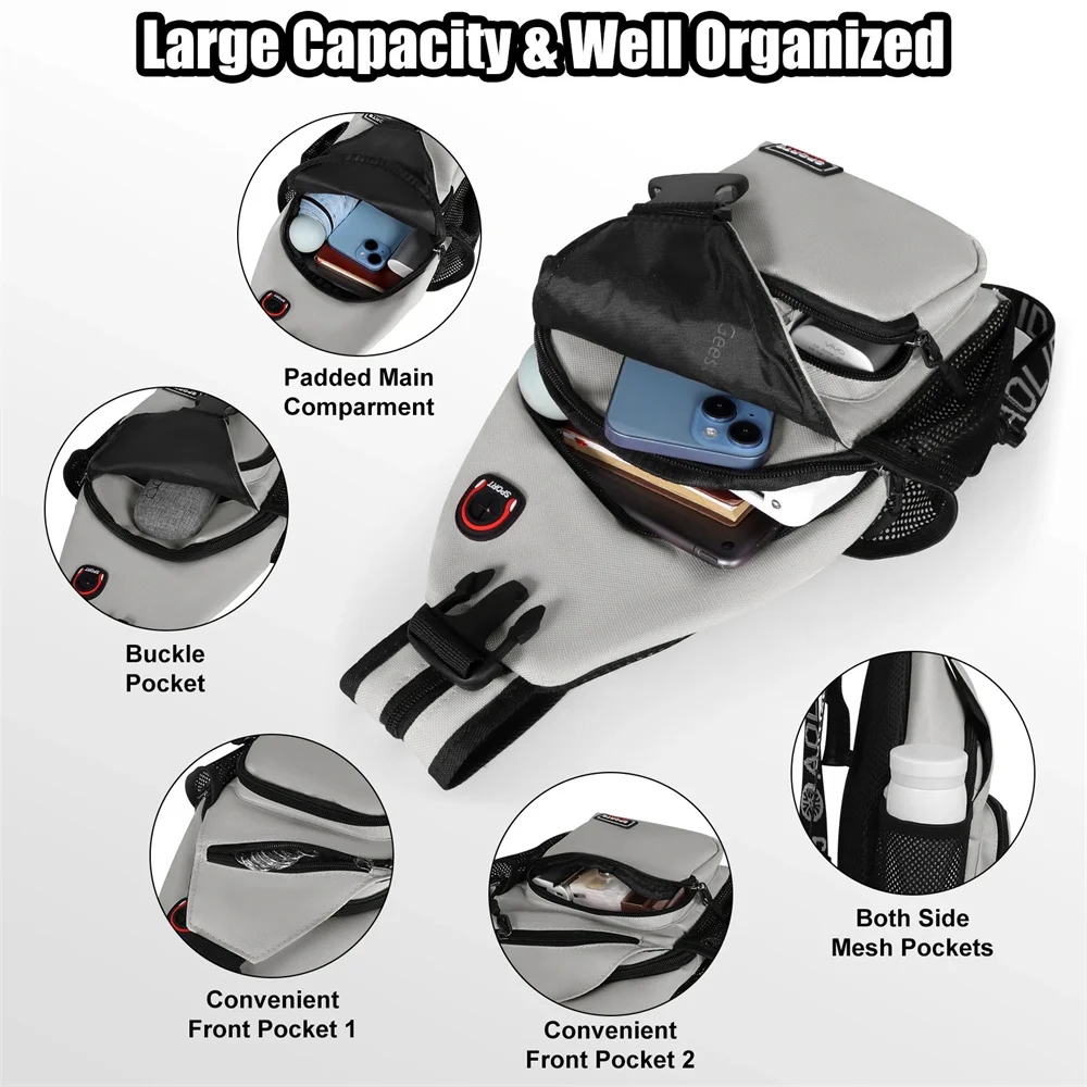 Multi-pocket Casual Chest Bag  - Sling Backpack Shoulder recensione e prezzo