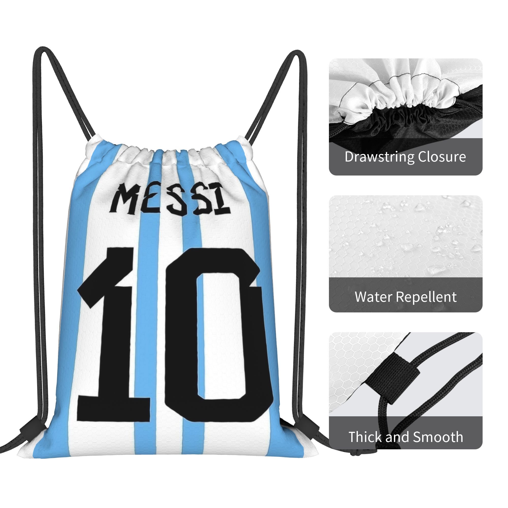 Messis 10 Soccer Football Draw - Drawstring Gym Bag recensione e prezzo