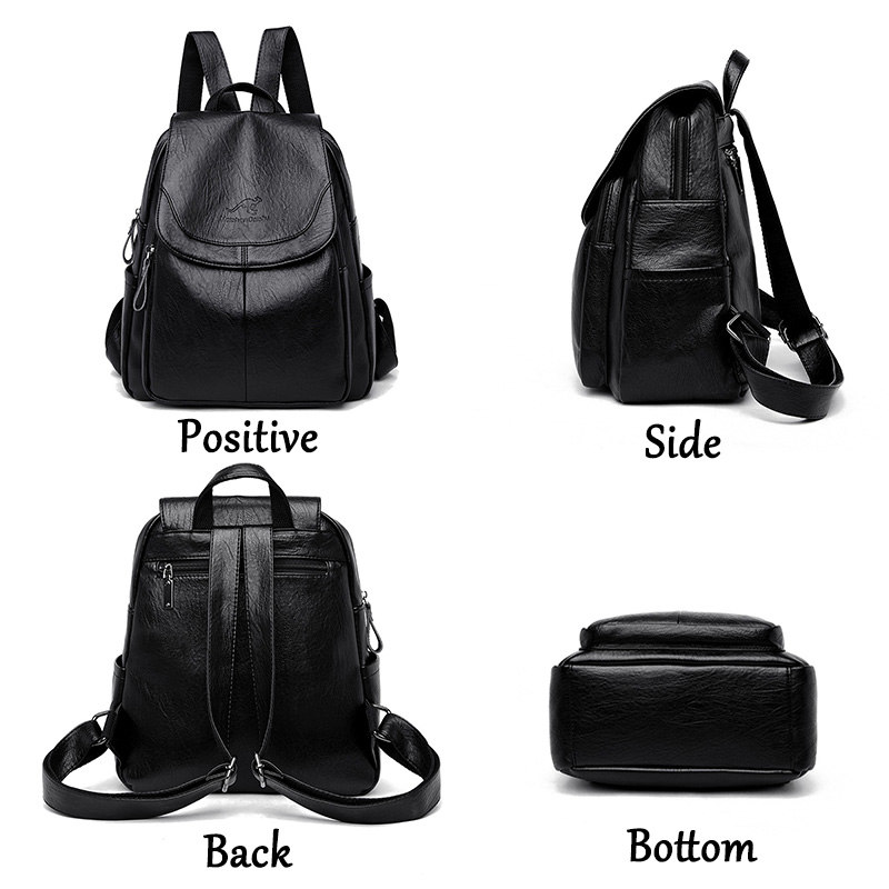 9 Color Women Soft Leather Bac - Leather Backpack Vintage recensione e prezzo