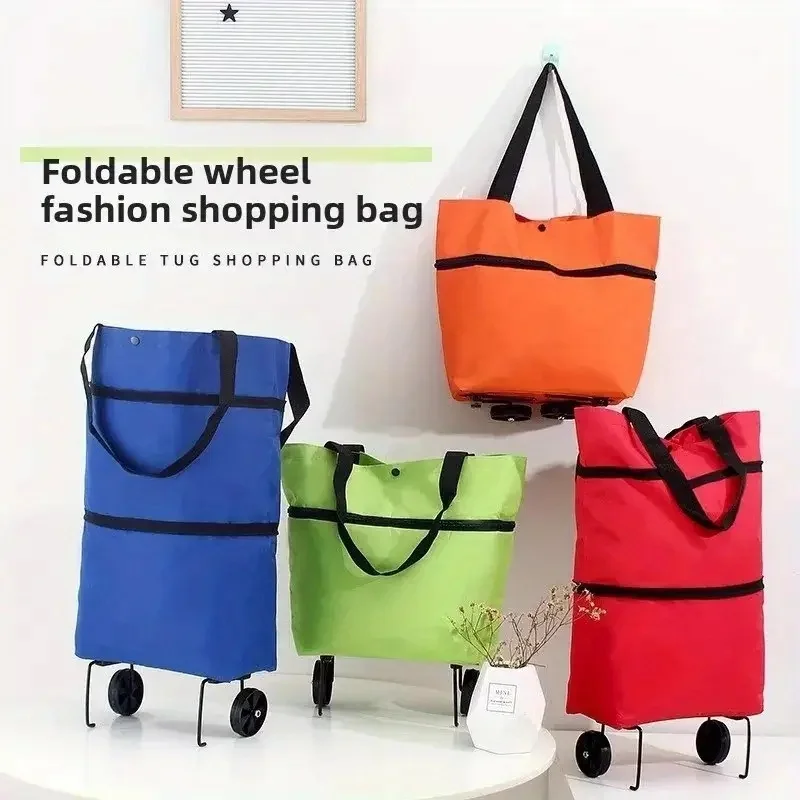 1pc Portable Shopping Cart wit - Foldable Backpack Small recensione e prezzo