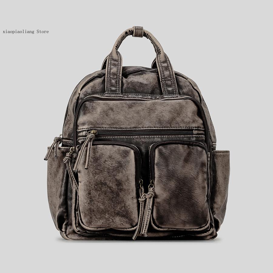 Luxury Soft Washed Pu Leather  - Leather Backpack Vintage recensione e prezzo