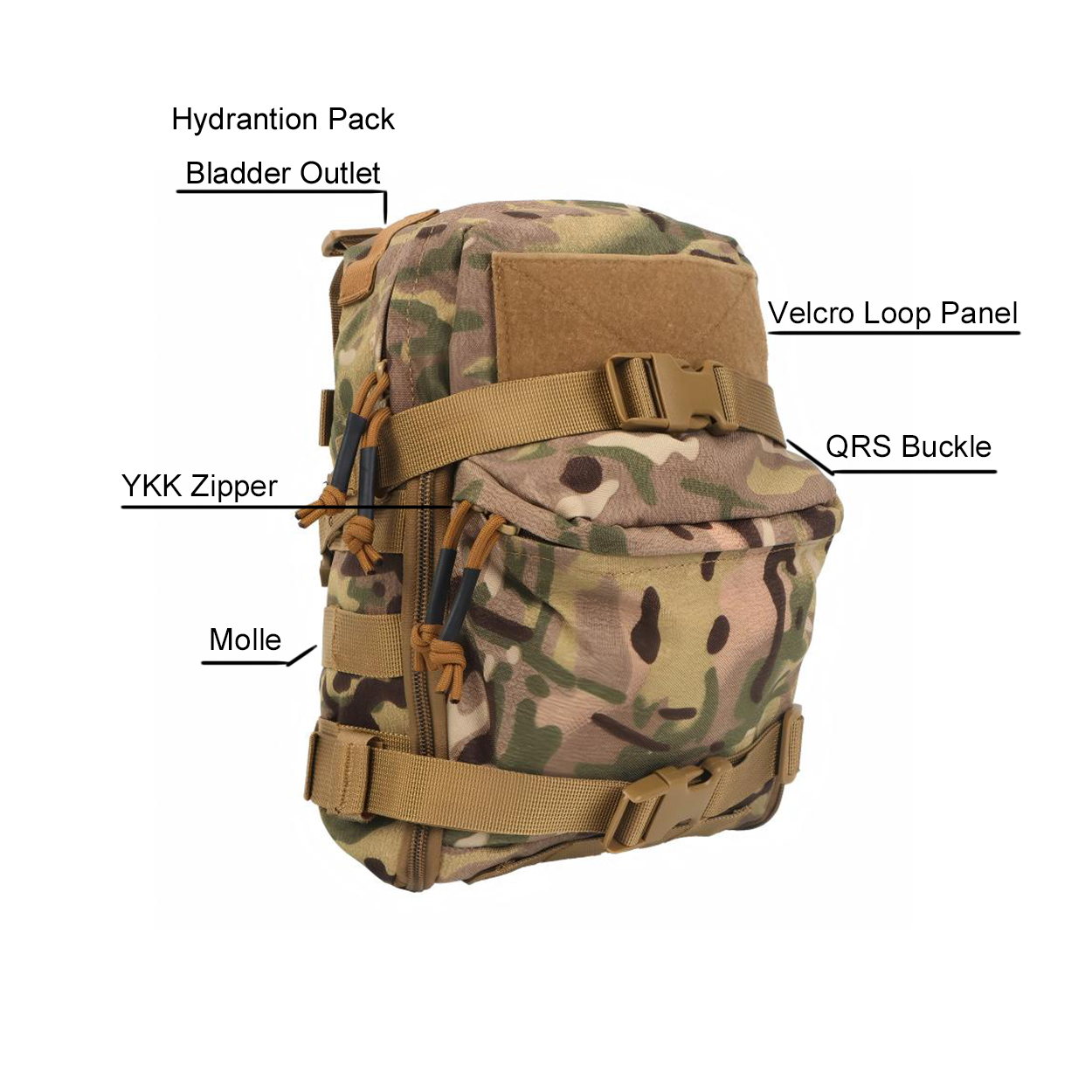 Mini Hydration Bag Outdoor Tac - Hydration Pack Outdoor recensione e prezzo