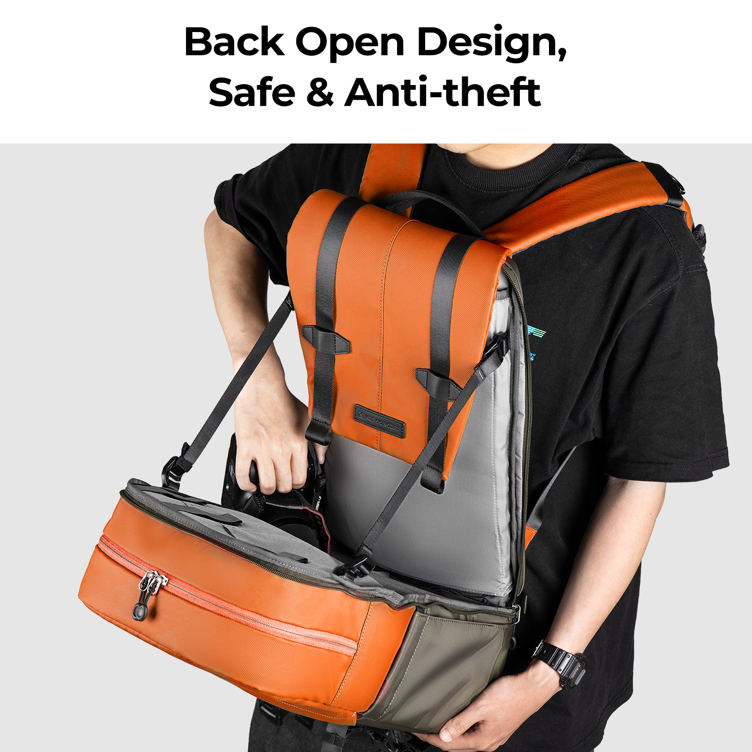 K&F CONCEPT Camera Backpack Tr - Laptop Backpack 15.6 recensione e prezzo