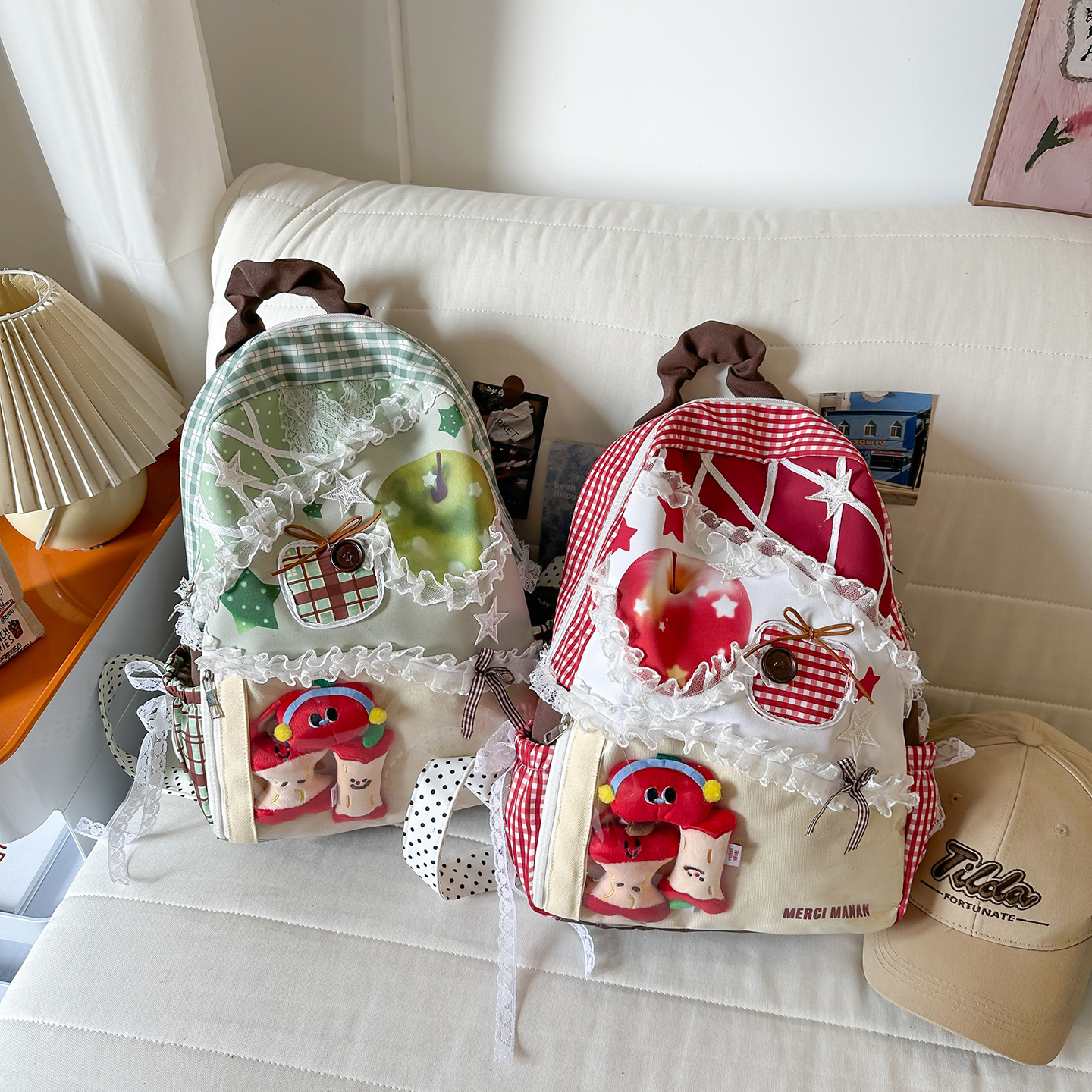 Colorful Backpack for College  - Canvas Backpack Casual recensione e prezzo
