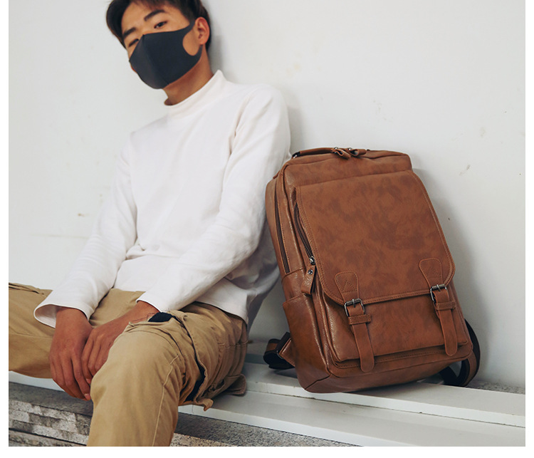 Custom Logo Pu Backpack For Me - Business Backpack Brief recensione e prezzo