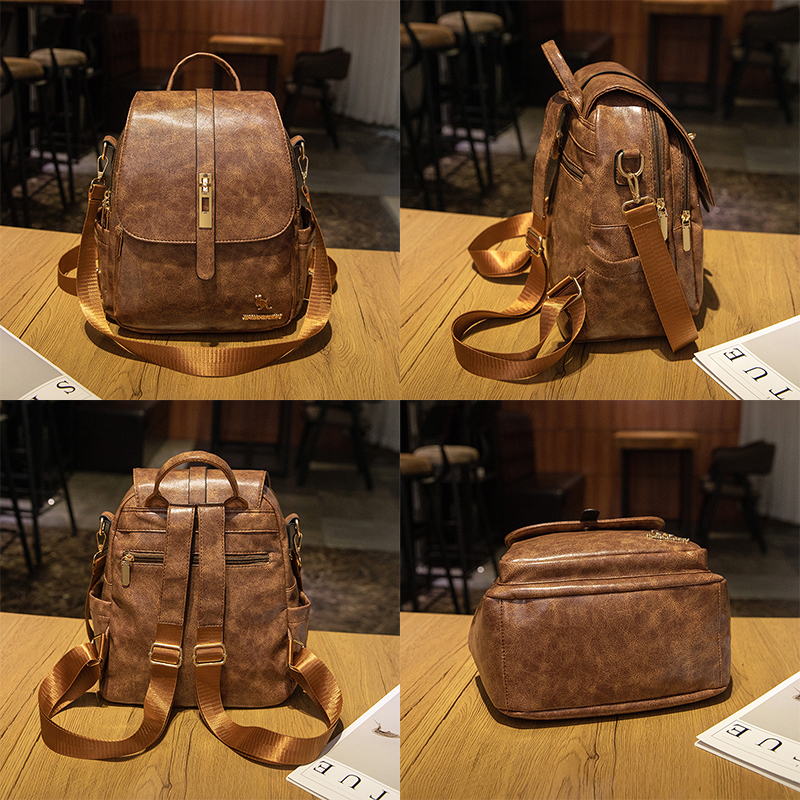 College Women Backpacks Design - Leather Backpack Vintage recensione e prezzo