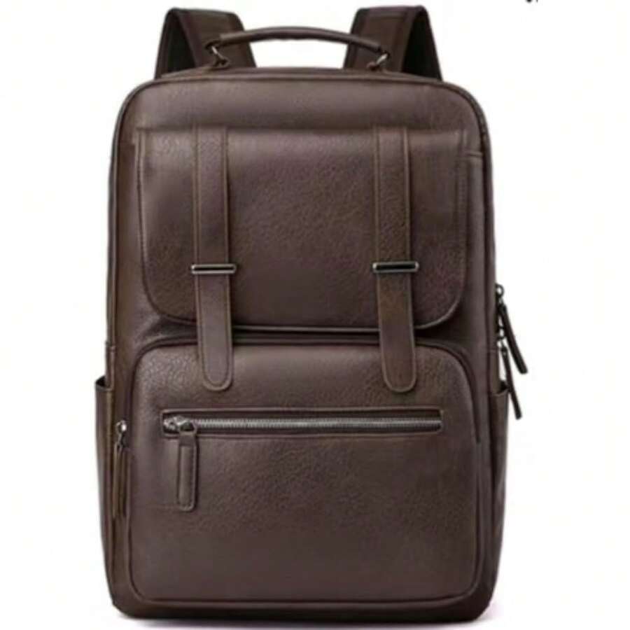 PU Leather Backpack For Men An - Laptop Backpack 15.6 recensione e prezzo