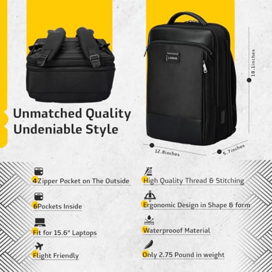 Laptop Business Backpack for M - Laptop Backpack 15.6 recensione e prezzo