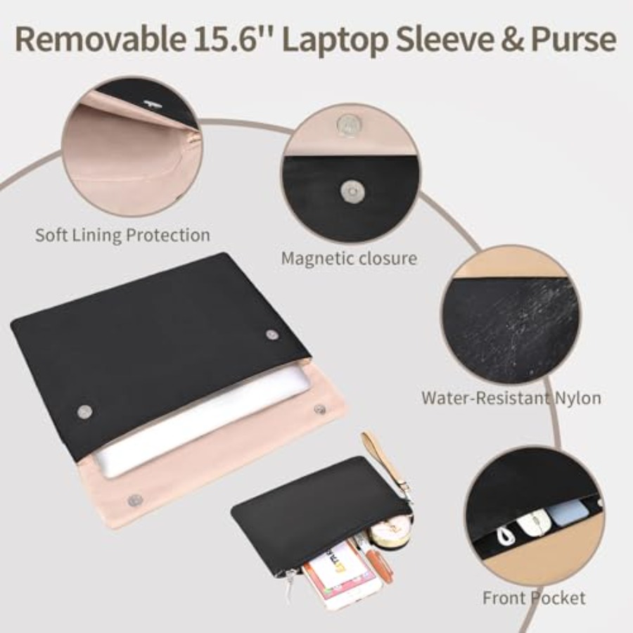 ESTARER Women's Laptop Leather - Laptop Sleeve Removable recensione e prezzo