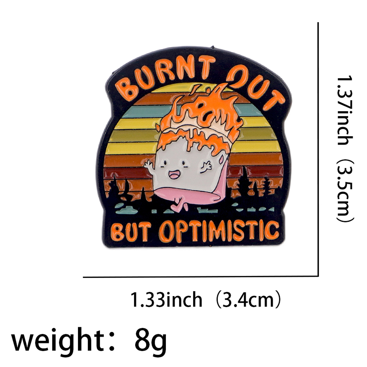 Fire Badges Enamel Pin Brooche - Fashion Backpack Women recensione e prezzo
