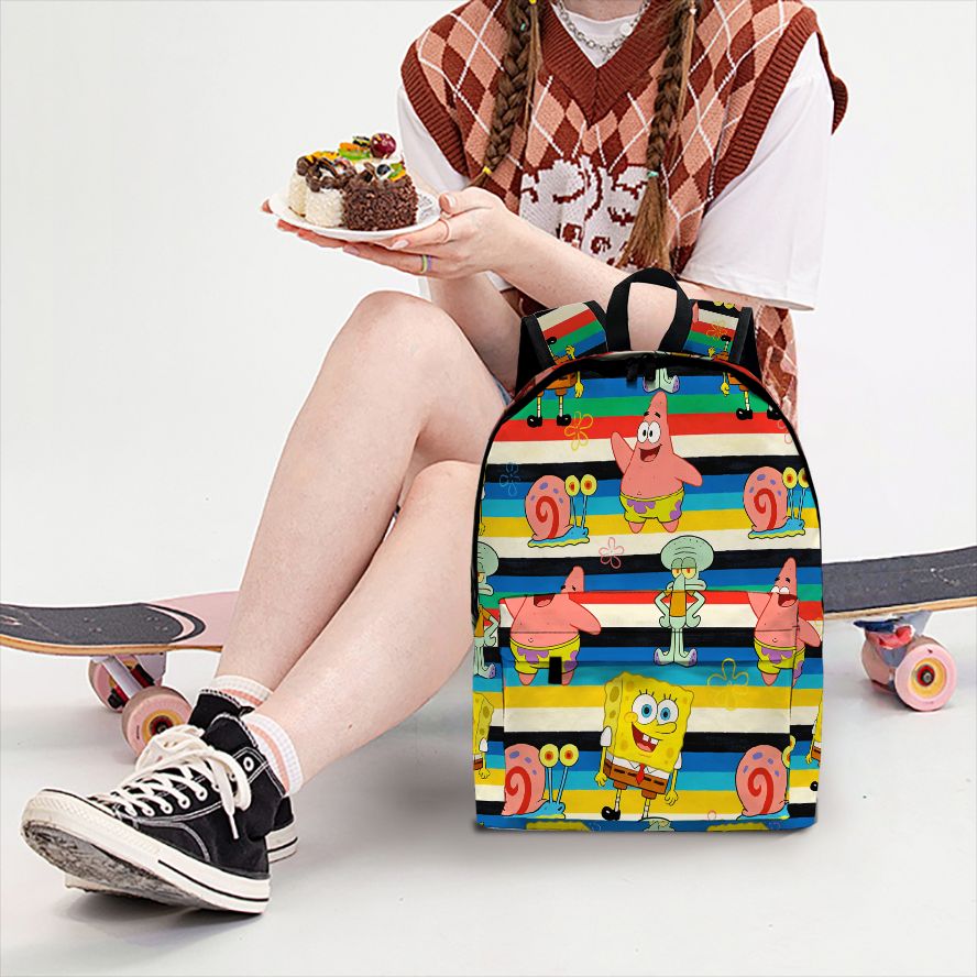 SpongeBob SquarePants Striped  - School Backpack Teen recensione e prezzo