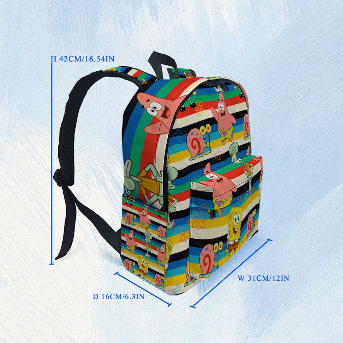 SpongeBob SquarePants Striped  - School Backpack Teen recensione e prezzo