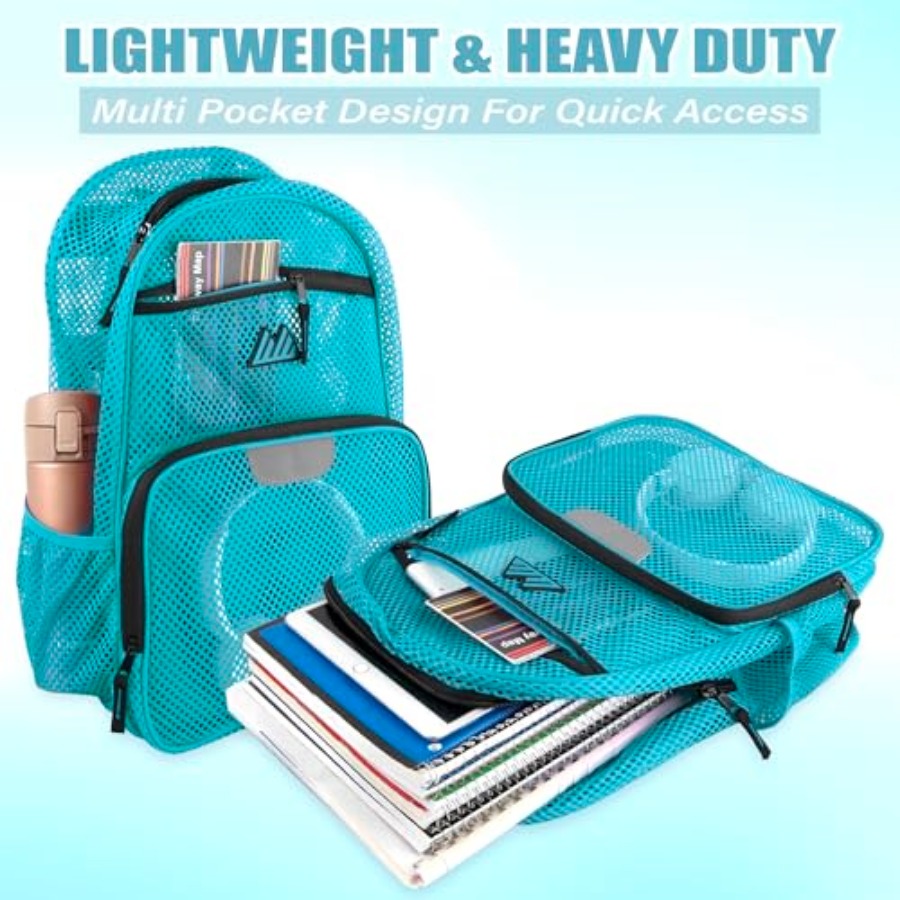 Reflective Mesh School Backpac - School Backpack Teen recensione e prezzo