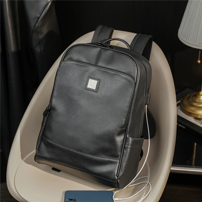 Man's PU Leather Backpack Exec - Leather Backpack Vintage recensione e prezzo