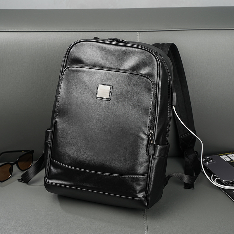 Man's PU Leather Backpack Exec - Leather Backpack Vintage recensione e prezzo