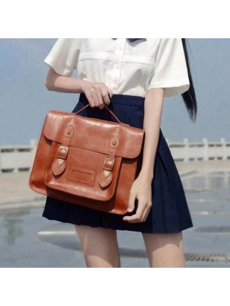 Retro British Style Satchel Ba - Leather Backpack Vintage recensione e prezzo