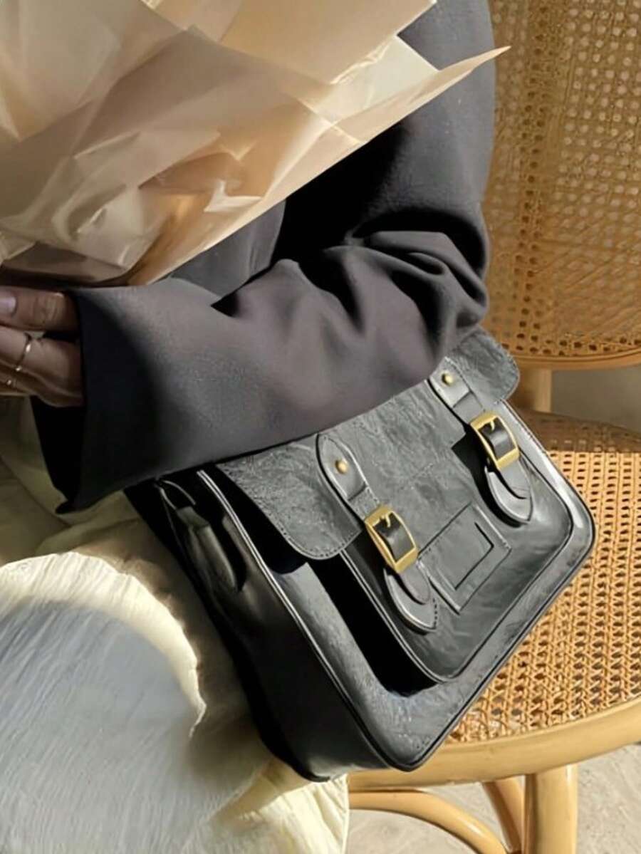 Retro British Style Satchel Ba - Leather Backpack Vintage recensione e prezzo
