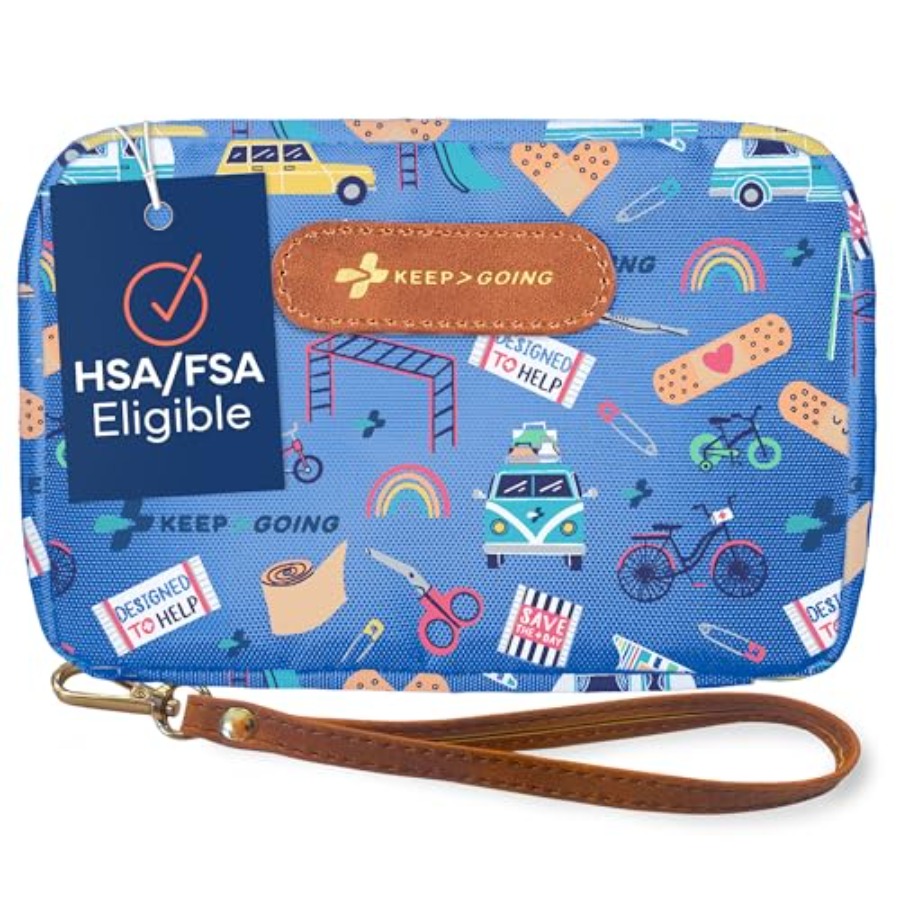 KeepGoing Travel First Aid Kit - Mini Backpack Purse recensione e prezzo