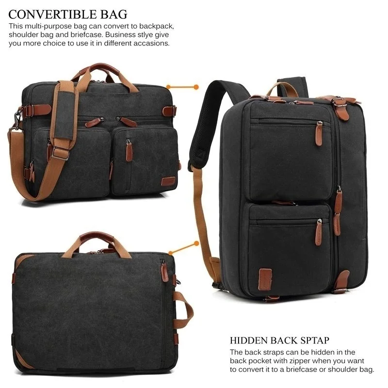 Men's 15.6-17.3 Inch Convertib - Laptop Backpack 15.6 recensione e prezzo