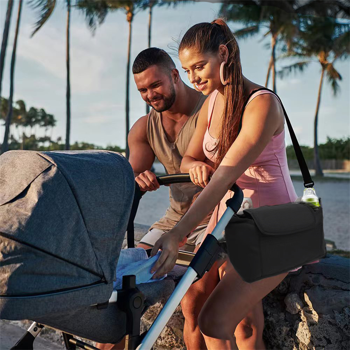 Baby stroller storage and stor - Backpack Diaper Bag recensione e prezzo