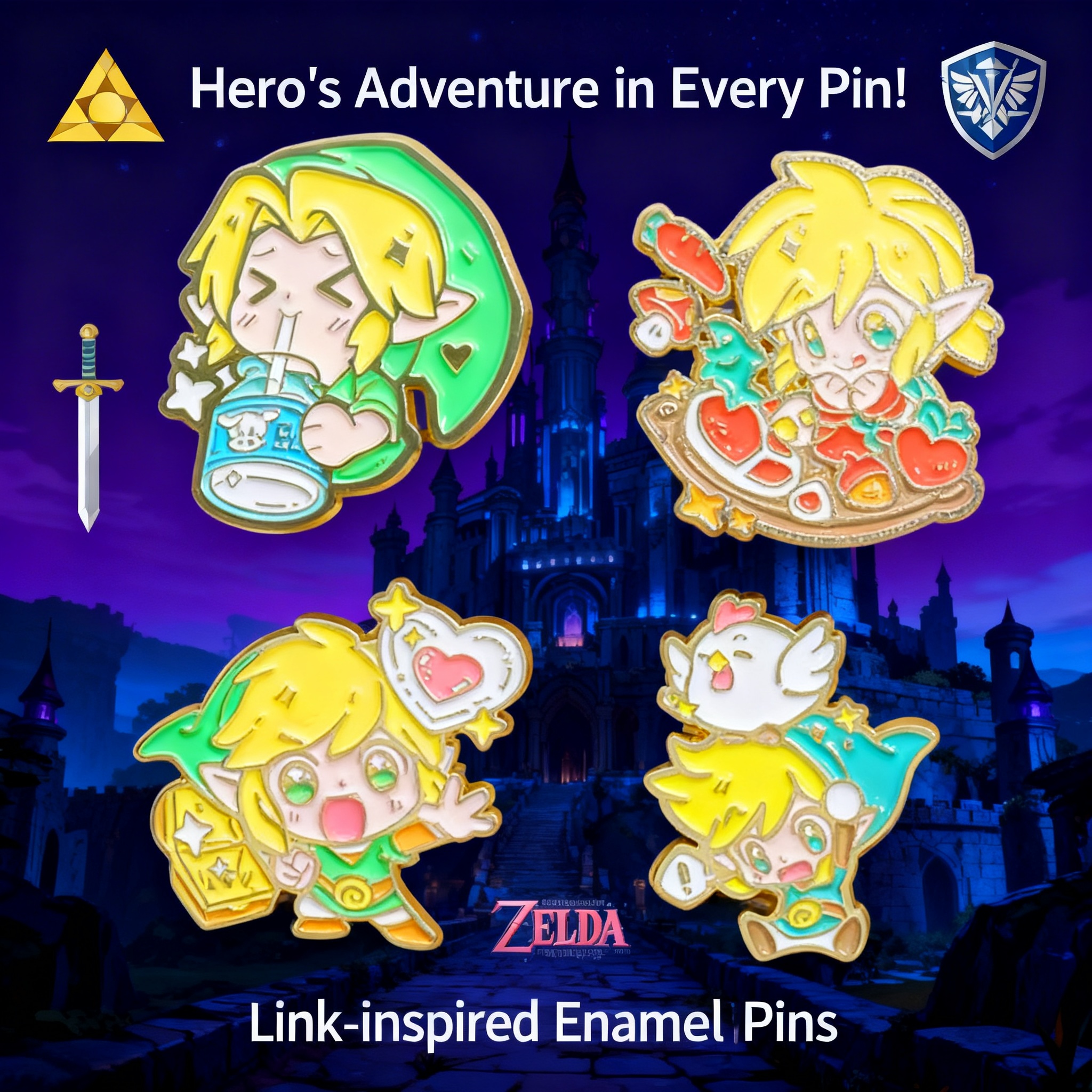 Adventure Game Badges Enamel P - Fashion Backpack Women recensione e prezzo
