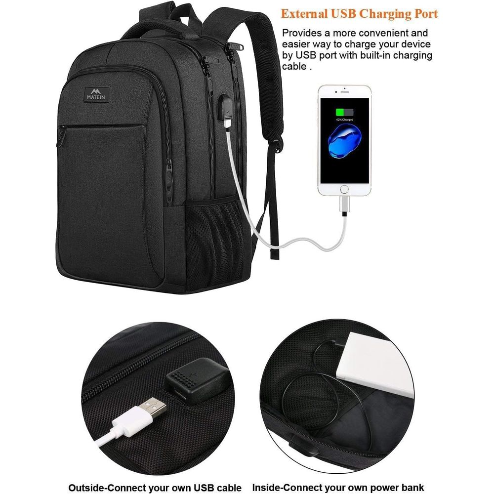 MATEIN BusinLaptop Backpack, 1 - Laptop Backpack 15.6 recensione e prezzo