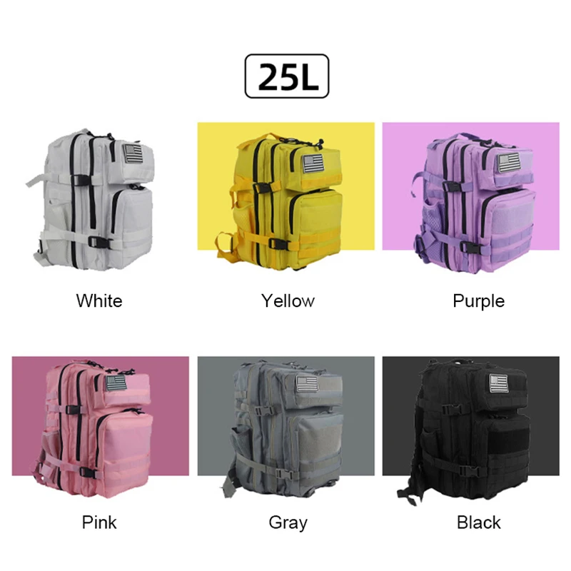 25L/45L 3P Tactical Backpack f - Rucksack Military Style recensione e prezzo