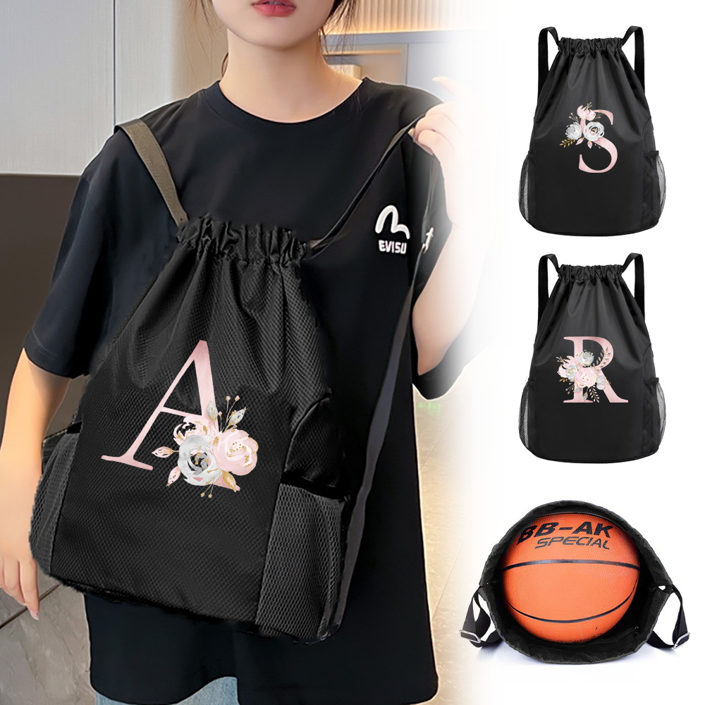 Black drawstring bag, gym back - Drawstring Gym Bag recensione e prezzo