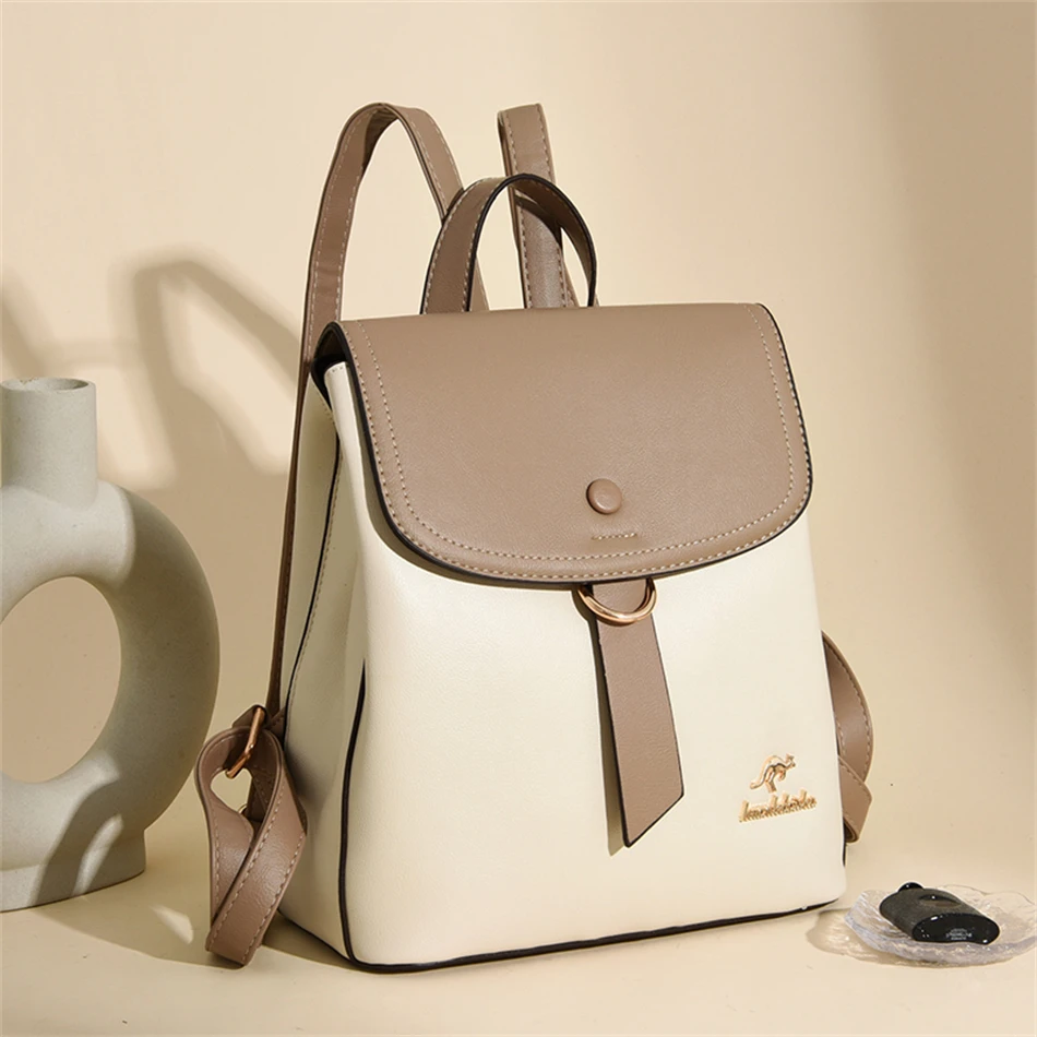 2024 High Quality Fashion Prin - Leather Backpack Vintage recensione e prezzo