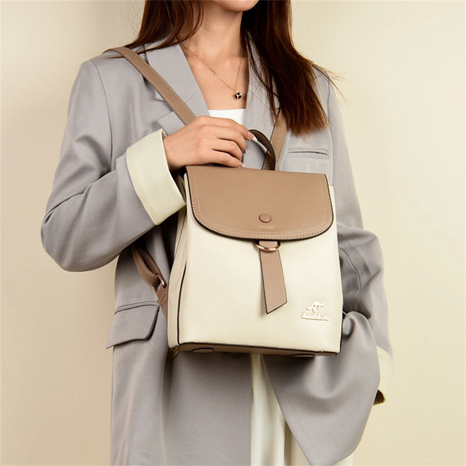 2024 High Quality Fashion Prin - Leather Backpack Vintage recensione e prezzo