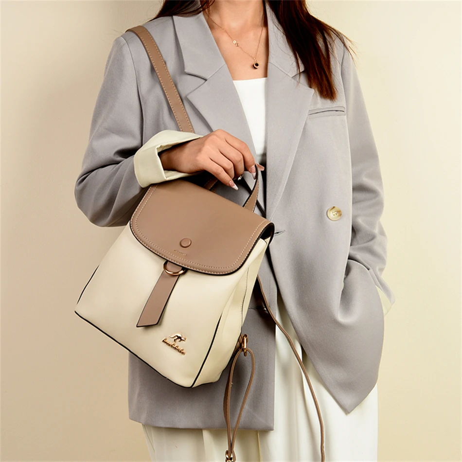 2024 High Quality Fashion Prin - Leather Backpack Vintage recensione e prezzo