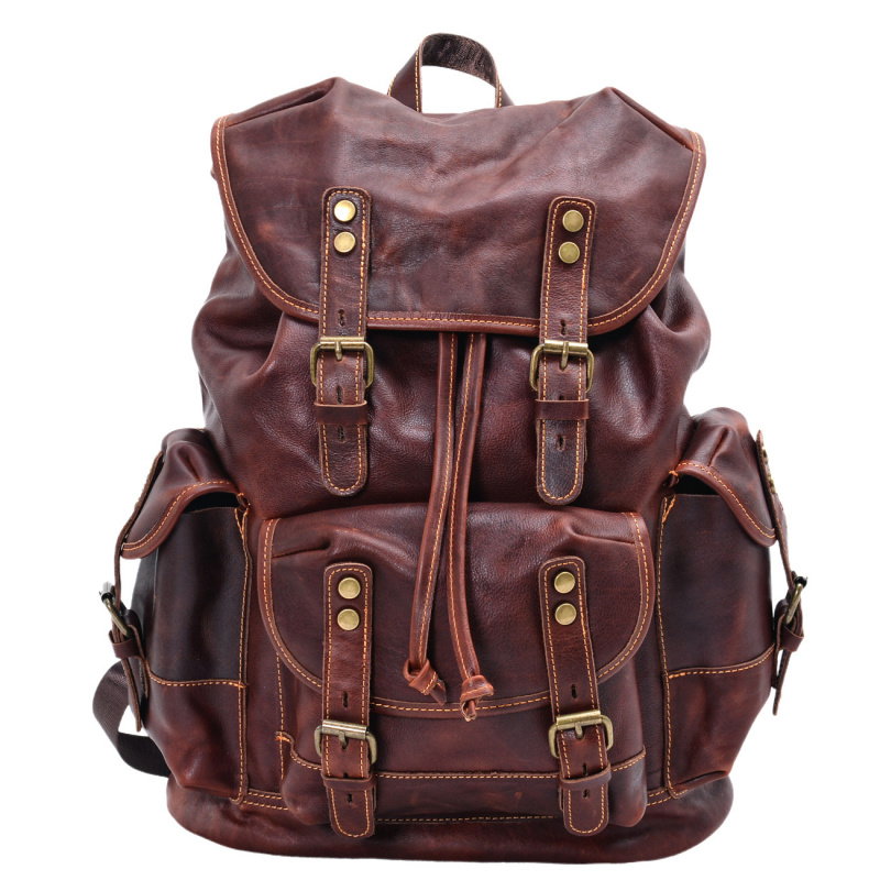 European and American vintage  - Leather Backpack Vintage recensione e prezzo