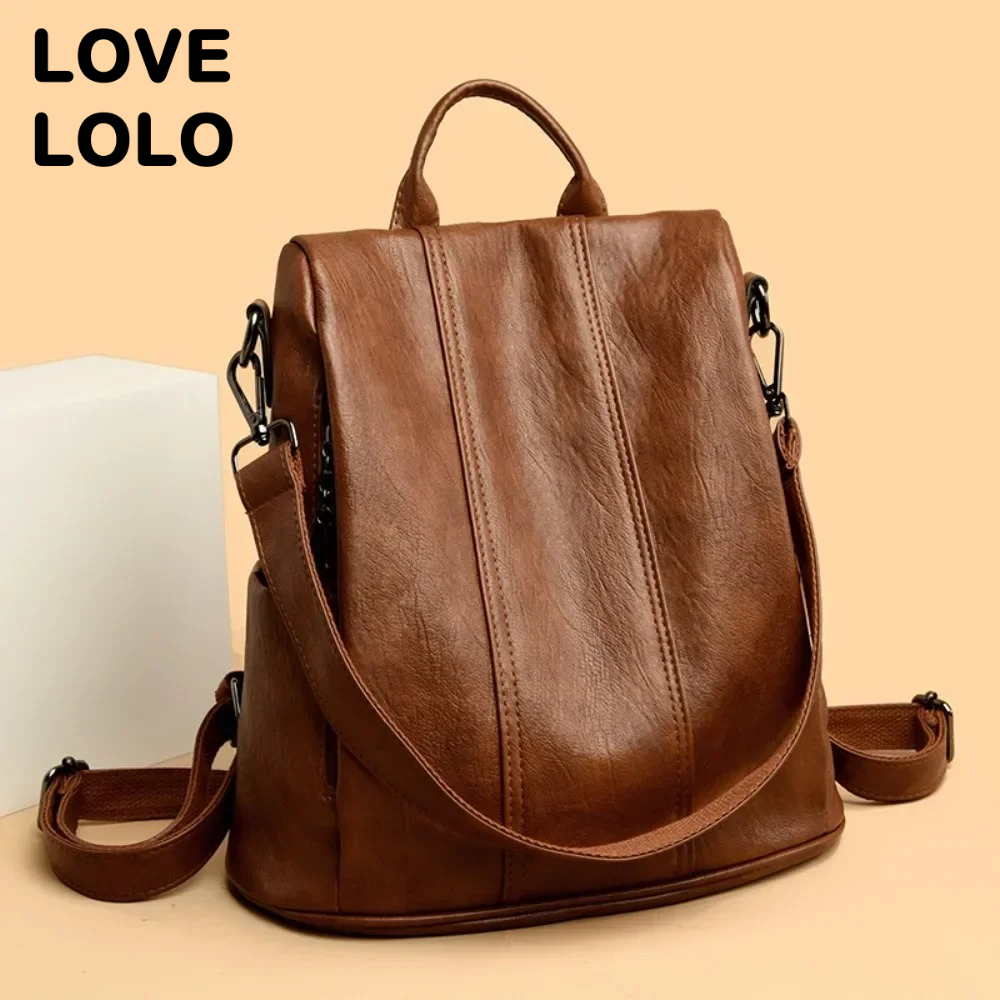 NEW Anti-theft Laptop Backpack - Leather Backpack Vintage recensione e prezzo
