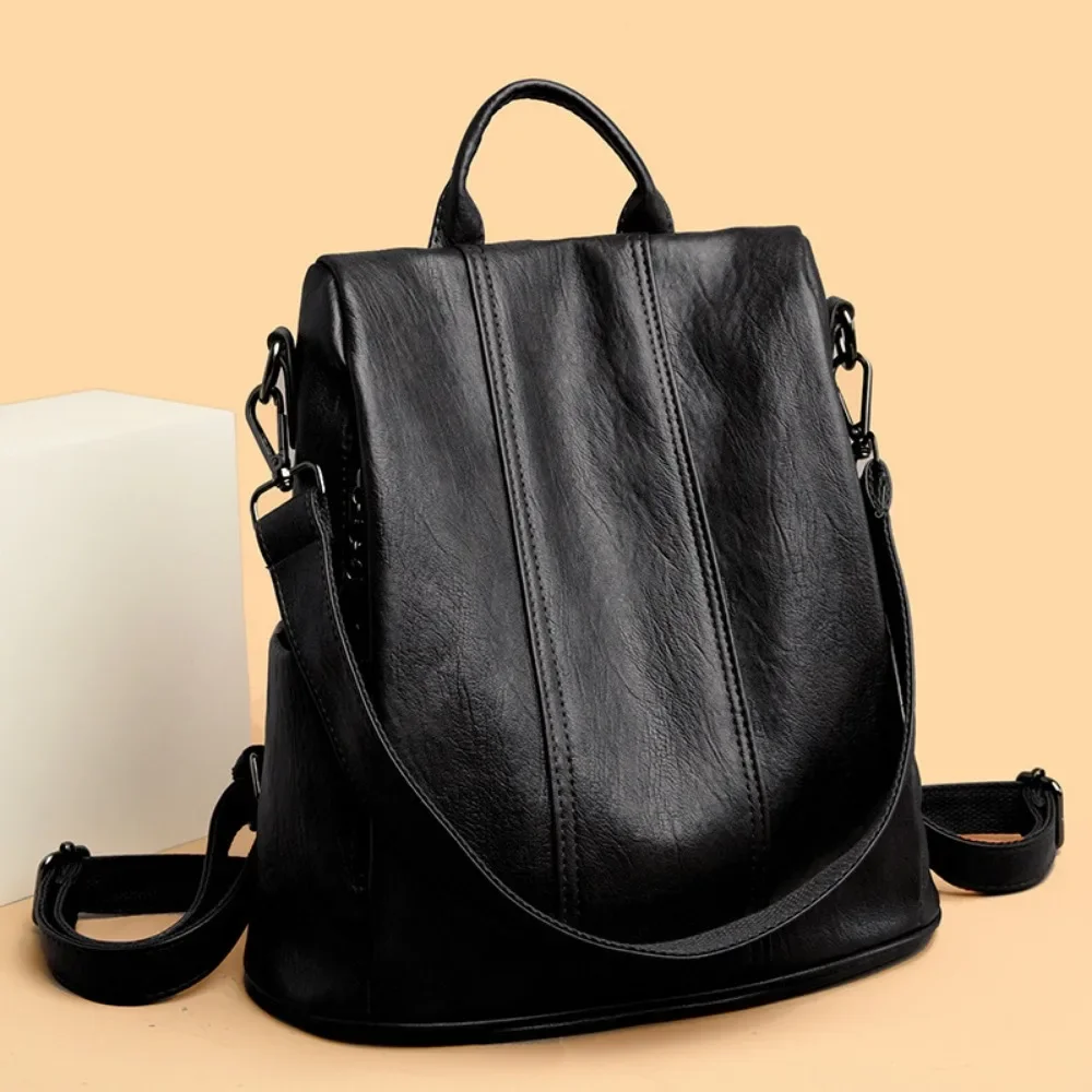 NEW Anti-theft Laptop Backpack - Leather Backpack Vintage recensione e prezzo