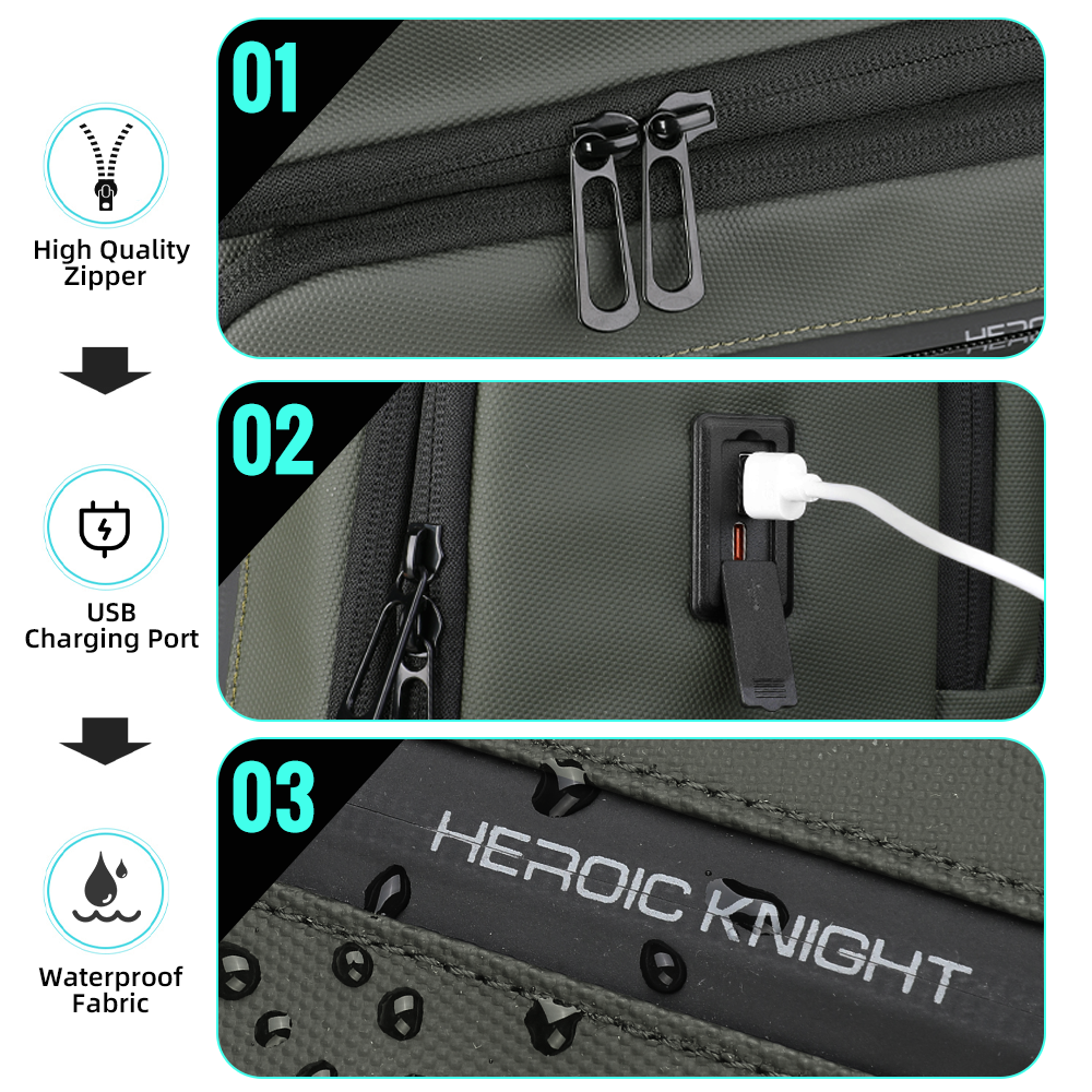 HK Business Men's Backpack 15. - Laptop Backpack 15.6 recensione e prezzo