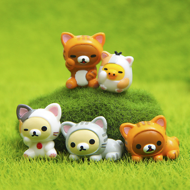 5pcs Rilakkuma Action Figures  - Mini Backpack Purse recensione e prezzo