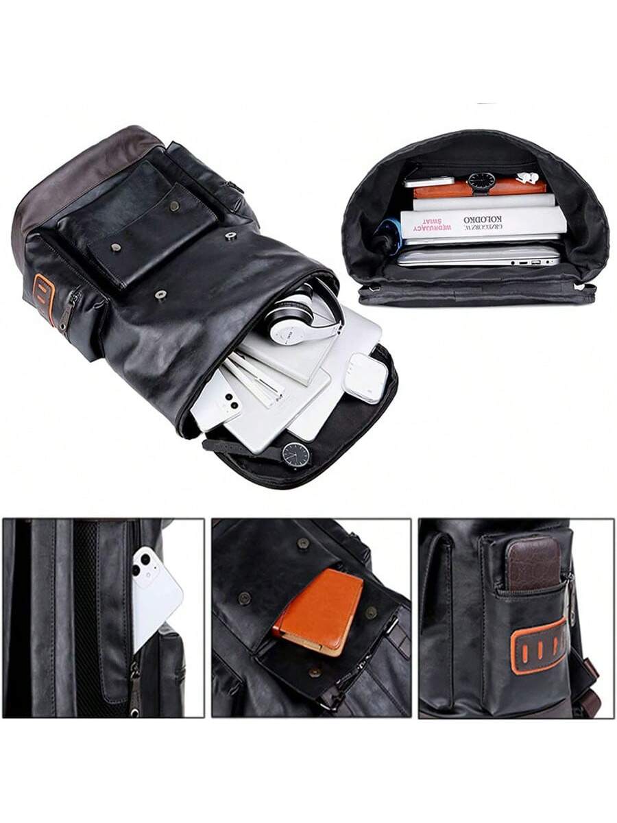 Vintage Black Leather Laptop B - Leather Backpack Vintage recensione e prezzo