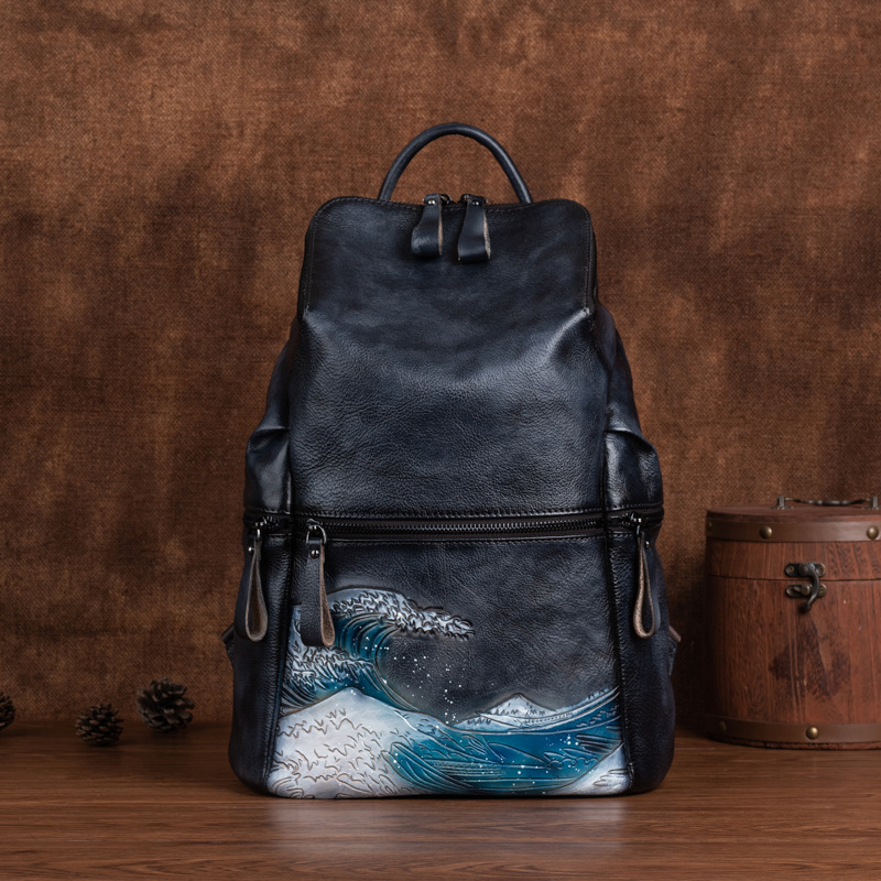 Genuine Real Soft Leather Wome - Leather Backpack Vintage recensione e prezzo