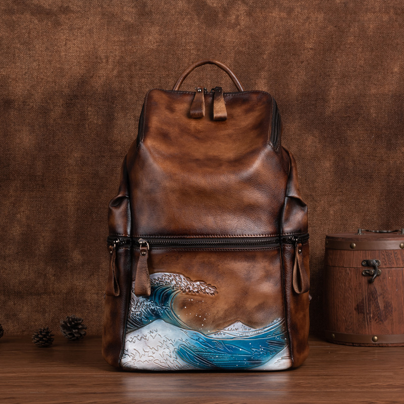 Genuine Real Soft Leather Wome - Leather Backpack Vintage recensione e prezzo