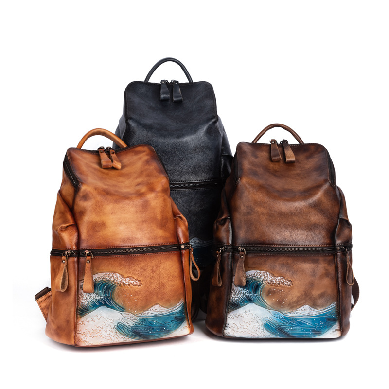 Genuine Real Soft Leather Wome - Leather Backpack Vintage recensione e prezzo