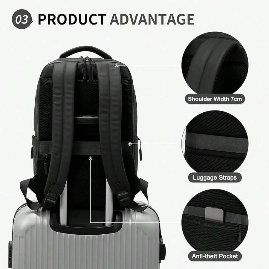 Waterproof Anti-Theft Laptop B - Laptop Backpack 15.6 recensione e prezzo