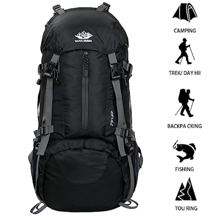 50L Hiking Backpack Men Campin - Rain Cover Backpack recensione e prezzo