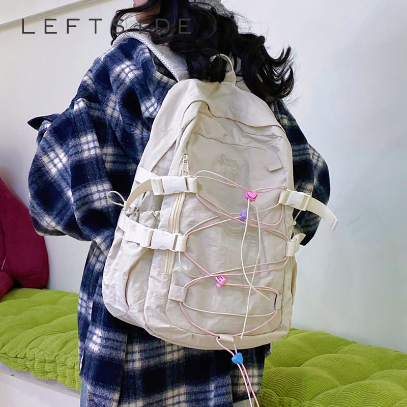 LEFTSIDE Women's Nylon Backpac - School Backpack Teen recensione e prezzo